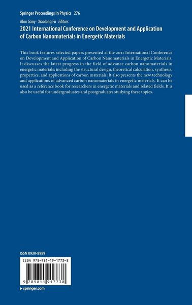 Produktbild: 2021 International Conference on Development and Application of Carbon Nanomaterials in Energetic Materials