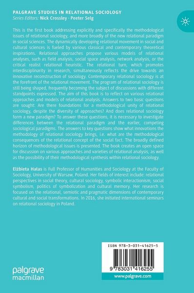 Produktbild: Methodology of Relational Sociology