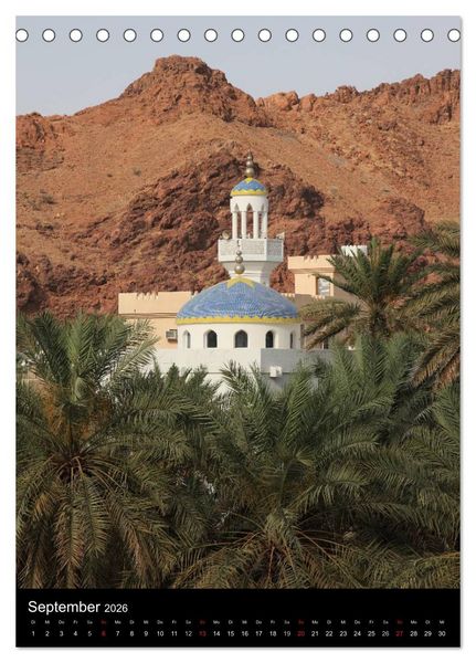 Produktbild: OMAN (Tischkalender 2026 DIN A5 hoch), CALVENDO Monatskalender