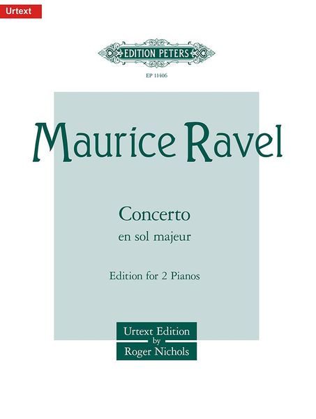 Produktbild: Ravel, M: Concerto En Sol Majeur (piano