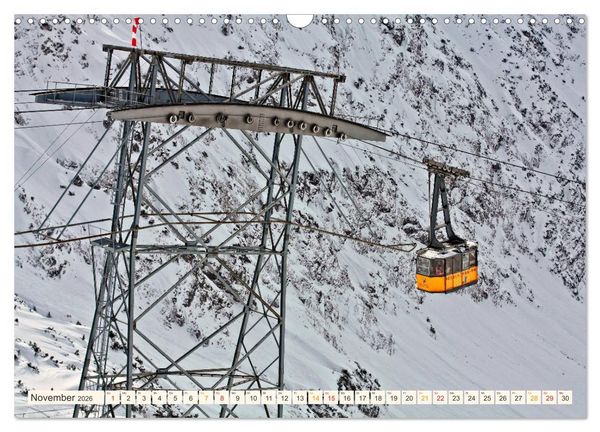 Produktbild: Abenteuer Seilbahn (Wandkalender 2026 DIN A3 quer), CALVENDO Monatskalender