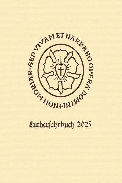 Produktbild: Lutherjahrbuch 92. Jahrgang 2025
