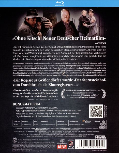 Produktbild: Der Sternsteinhof (Filmjuwelen)