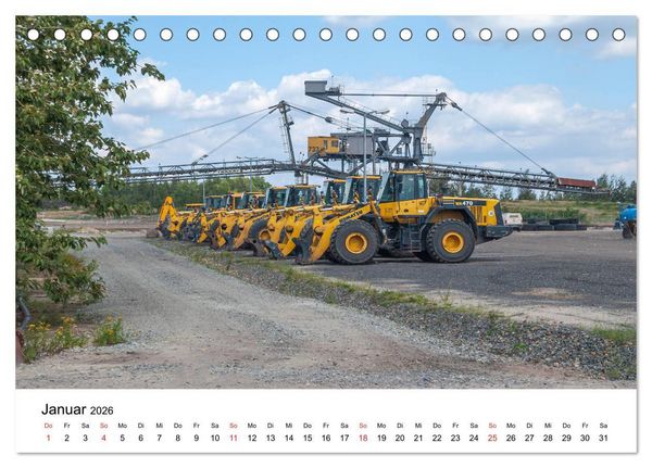 Produktbild: Bergbaulandschaften (Tischkalender 2026 DIN A5 quer), CALVENDO Monatskalender