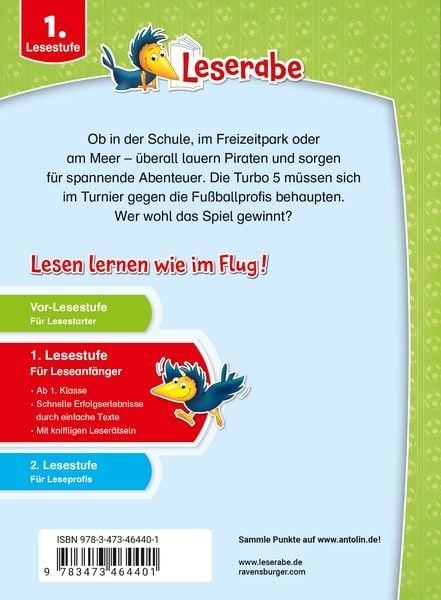 Leserabe Sonderausgaben - Spannende Erstlesegeschichten von Fußballfreunden und Piraten