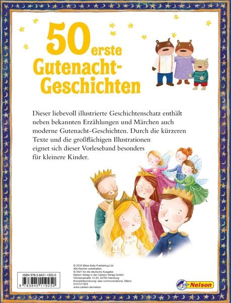 Produktbild: 50 erste Gutenacht-Geschichten
