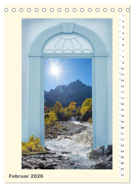 Produktbild: Das Tor zur Natur 2026 (Tischkalender 2026 DIN A5 hoch), CALVENDO Monatskalender