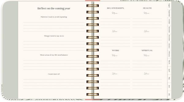 Produktbild: Life Planner Decor Green flow 26/27