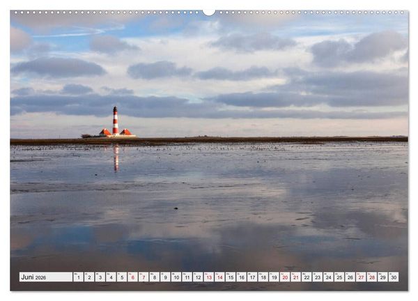 Produktbild: Schleswig-Holstein - Nordfriesland (hochwertiger Premium Wandkalender 2026 DIN A2 quer), Kunstdruck in Hochglanz