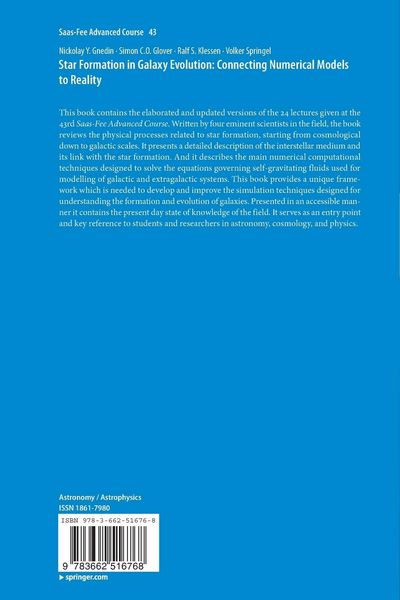 Produktbild: Star Formation in Galaxy Evolution: Connecting Numerical Models to Reality