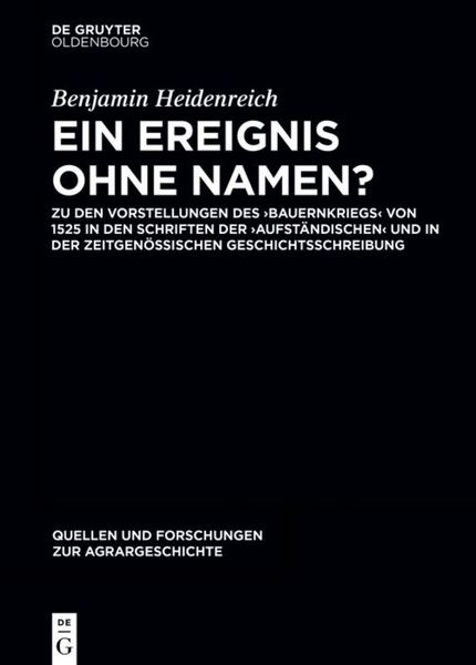 Produktbild: Ein Ereignis ohne Namen?