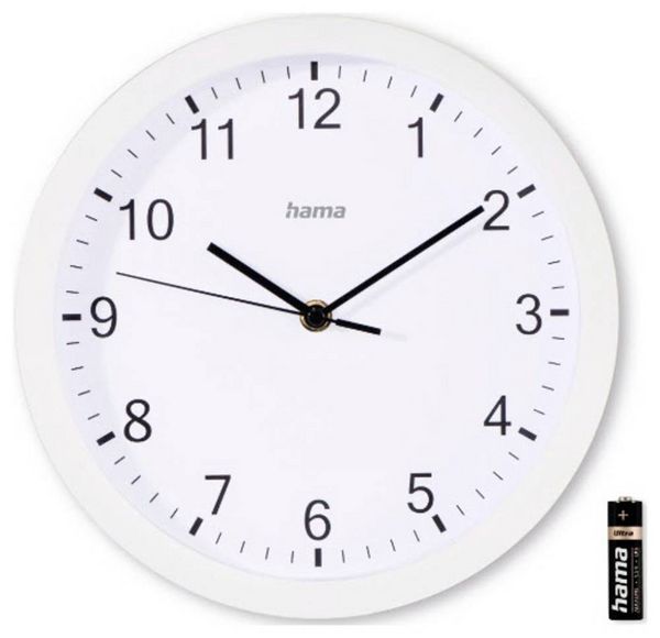 Produktbild: Hama 00185864 Quarz Wanduhr 40mm
