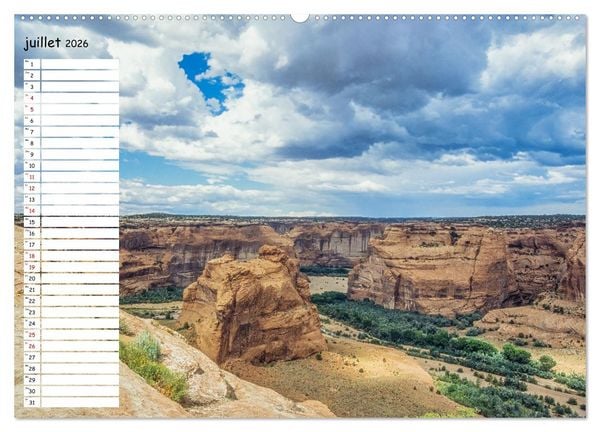 Produktbild: Arizona, une rencontre avec la nature (Calendrier mural 2026 DIN A2 vertical) calendrier de bureau