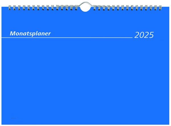 Zettler - Monatsterminkalender 2025 weiß,29,7x21cm, Tischkal