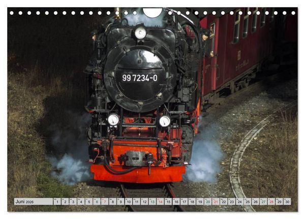 Produktbild: Unter Dampf durch den Harz (Wandkalender 2026 DIN A4 quer), CALVENDO Monatskalender