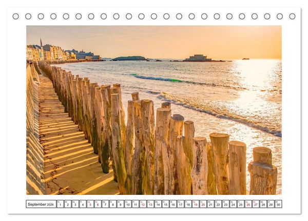 Produktbild: Malerische Bretagne - facettenreiche Region (Tischkalender 2026 DIN A5 quer), CALVENDO Monatskalender