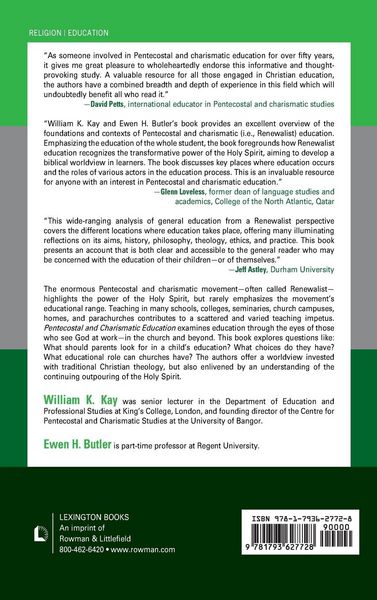 Produktbild: Pentecostal and Charismatic Education
