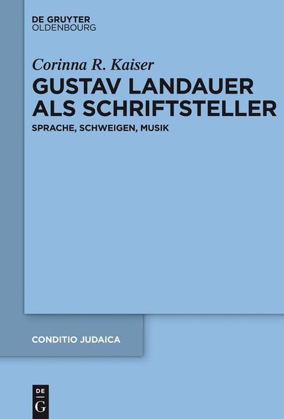Produktbild: Gustav Landauer als Schriftsteller