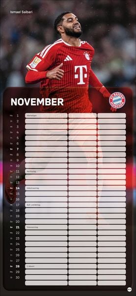 Produktbild: FC Bayern M&uuml;nchen Fanplaner 2027