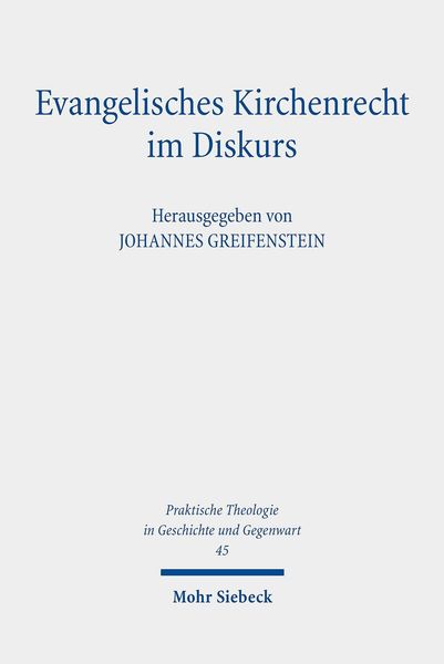 Produktbild: Evangelisches Kirchenrecht im Diskurs