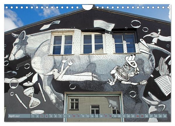 Produktbild: Streetart in M&uuml;nchen (Wandkalender 2027 DIN A4 quer), CALVENDO Monatskalender
