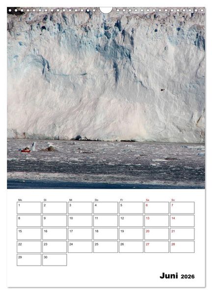 Produktbild: Die Eisberge von Ilulissat (Wandkalender 2026 DIN A3 hoch), CALVENDO Monatskalender