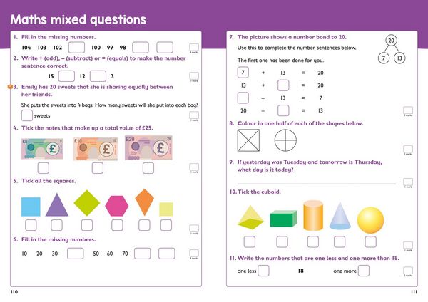 Produktbild: Year 1 Maths and English KS1 Targeted Study & Practice Book