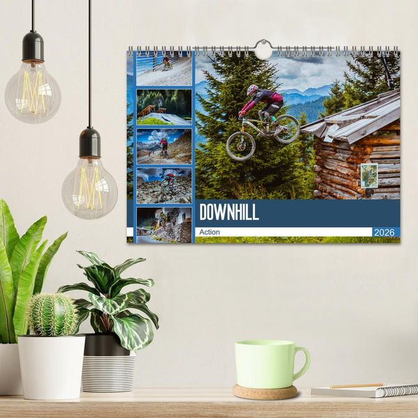 Produktbild: Downhill Action (Wandkalender 2026 DIN A4 quer), CALVENDO Monatskalender