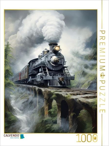 Produktbild: CALVENDO Puzzle Lokomotiven Steampunk | 1000 Teile Lege-Gr&ouml;&szlig;e 64x48cm Foto-Puzzle f&uuml;r gl&uuml;ckliche Stunden