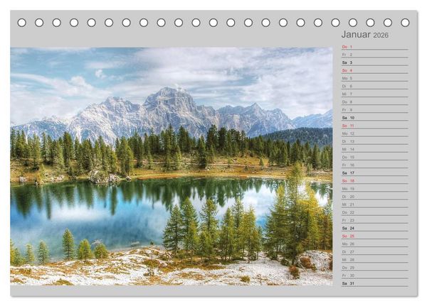 Produktbild: Ufer der Tr&auml;ume (Tischkalender 2026 DIN A5 quer), CALVENDO Monatskalender