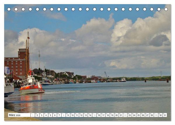 Produktbild: Die Ostsee - von Schleswig nach Gl&uuml;cksburg (Tischkalender 2026 DIN A5 quer), CALVENDO Monatskalender