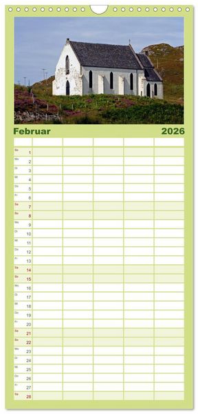 Produktbild: Familienplaner 2026 - Western Highlands - Schottland mit 5 Spalten (Wandkalender, 21 x 45 cm) CALVENDO