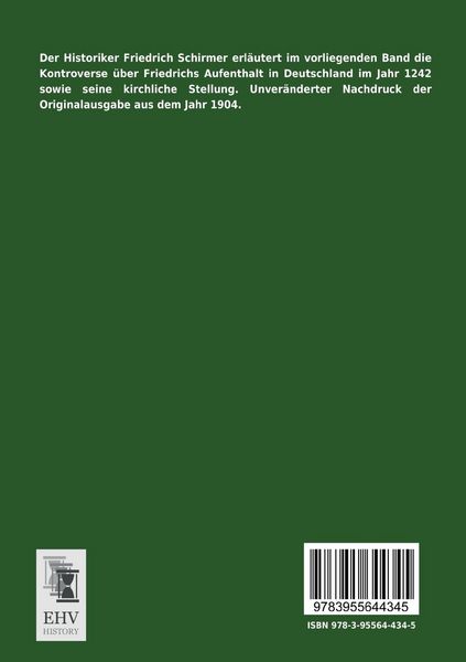 Produktbild: Beitr&auml;ge zur Geschichte Kaiser Friedrichs II.