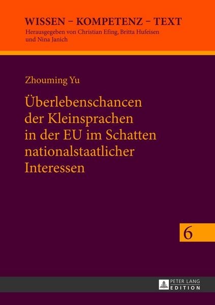 Produktbild: &Uuml;berlebenschancen der Kleinsprachen in der EU im Schatten nationalstaatlicher Interessen