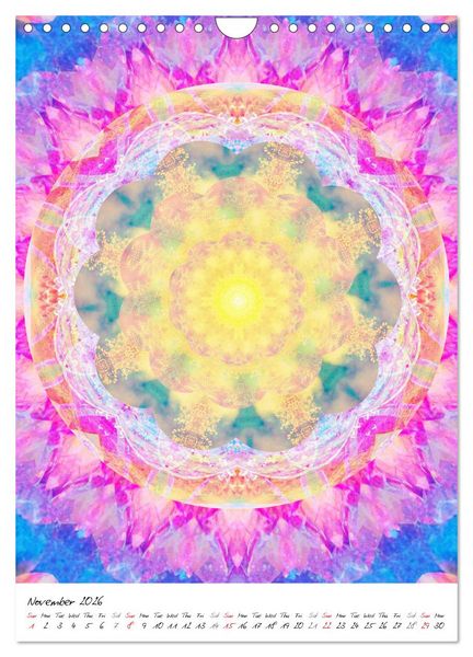 Produktbild: MANDALA COMPOSITIONS (Wall Calendar 2026 DIN A4 portrait), CALVENDO 12 Month Wall Calendar