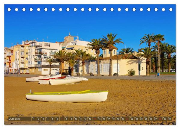 Produktbild: Costa de Ponent - Unterwegs zwischen Barcelona und Tarragona (Tischkalender 2026 DIN A5 quer), CALVENDO Monatskalender