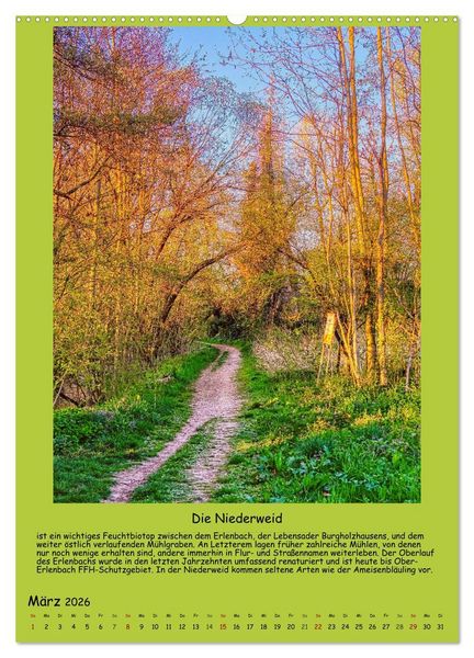 Produktbild: Gut 800 Jahre Burgholzhausen. Ein Ortsportr&auml;t in Wort und Bild 2026 (Wandkalender 2026 DIN A2 hoch), CALVENDO Monatskalender