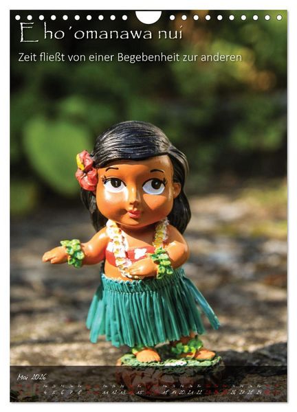 Produktbild: Hula Dancer - Hawaiianische Weisheiten (Wandkalender 2026 DIN A4 hoch), CALVENDO Monatskalender