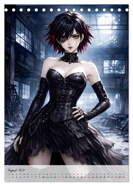 Produktbild: Vampire Couture (Tischkalender 2027 DIN A5 hoch), CALVENDO Monatskalender