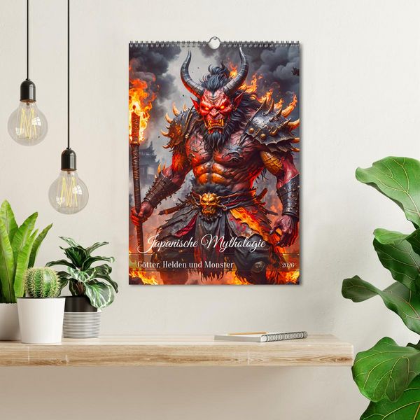 Produktbild: Japanische Mythologie - G&ouml;tter, Helden und Monster (Wandkalender 2026 DIN A3 hoch), CALVENDO Monatskalender