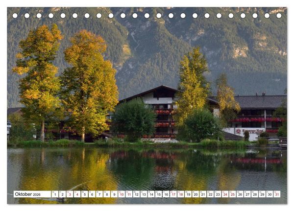 Produktbild: Rund um den Riessersee (Tischkalender 2026 DIN A5 quer), CALVENDO Monatskalender