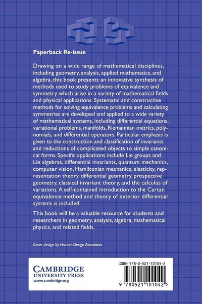 Produktbild: Equivalence, Invariants and Symmetry