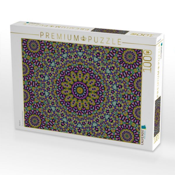 Produktbild: CALVENDO Puzzle Mandala 4 | 1000 Teile Lege-Gr&ouml;&szlig;e 64x48cm Foto-Puzzle f&uuml;r gl&uuml;ckliche Stunden