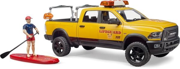 Bruder - RAM 2500 Power Wagon Life Guard mit Figur