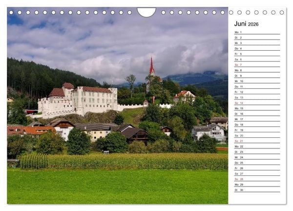 Produktbild: Pustertal - Das gr&uuml;ne Tal S&uuml;dtirols (Wandkalender 2026 DIN A4 quer), CALVENDO Monatskalender