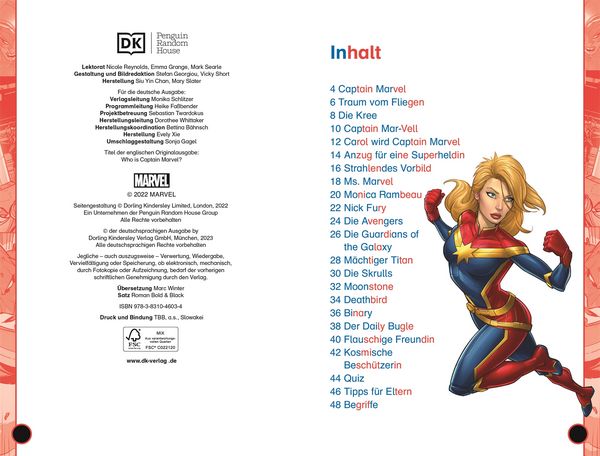 Produktbild: SUPERLESER! MARVEL Captain Marvel - Superstarke Heldin