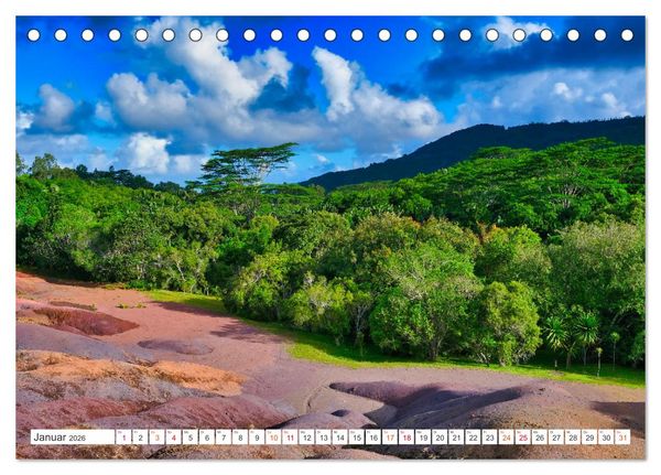 Produktbild: Mauritius - Sch&ouml;nheit im Indischen Ozean (Tischkalender 2026 DIN A5 quer), CALVENDO Monatskalender