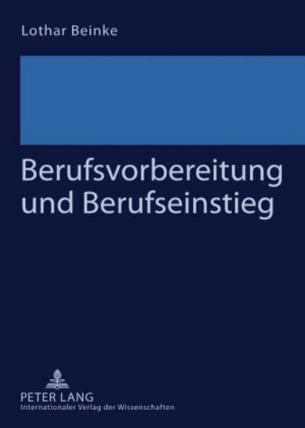 Produktbild: Berufsvorbereitung und Berufseinstieg