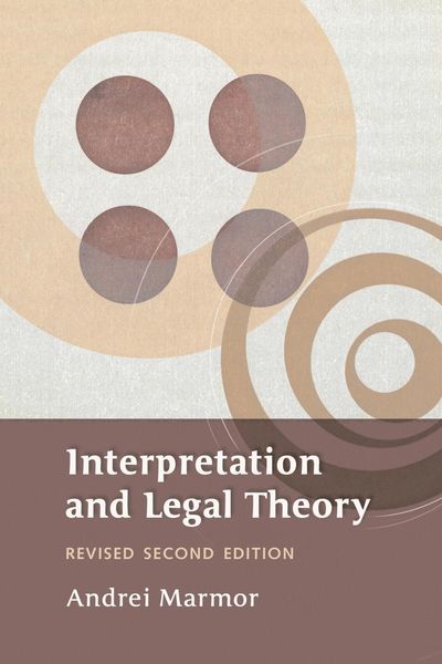 Produktbild: Interpretation and Legal Theory