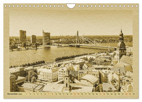 Produktbild: Das Baltikum - Ein Kalender im Zeitungsstil (Wandkalender 2026 DIN A4 quer), CALVENDO Monatskalender